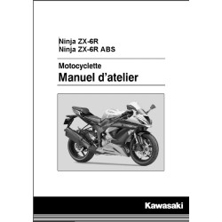 manuel d'atelier KAWASAKI  NINJA ZX-6R 636  de 2013 à 2016