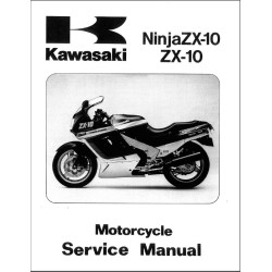 manuel d'atelier KAWASAKI  NINJA ZX-10  de 1988 à 1990