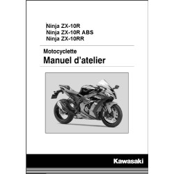 manuel d'atelier KAWASAKI  NINJA ZX-10R ZX-10RR de 2016 à 2018