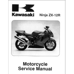 manuel d'atelier KAWASAKI  NINJA ZX-12R  de 2000 à 2001