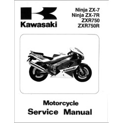 manuel d'atelier KAWASAKI  NINJA ZX-7(R) - ZXR 750(R)  de 1991 à 1992