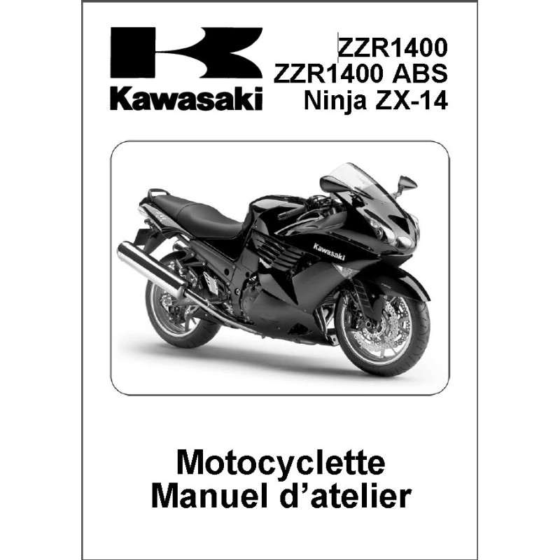 manuel d'atelier KAWASAKI  ZZ-R 1400 - NINJA ZX-14 de 2008 à 2011