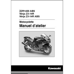 manuel d'atelier KAWASAKI  ZZ-R 1400 - NINJA ZX-14R de 2012 à 2015