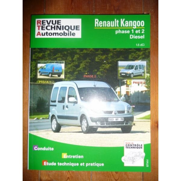 rta revues technique automobile RENAULT KANGOO Phases 1 et 2 Diesel 1