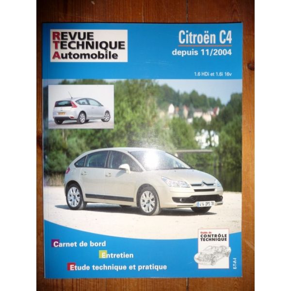 rta revues technique automobile CITROEN C4 depuis 11/2004 1.6l HDi et 1