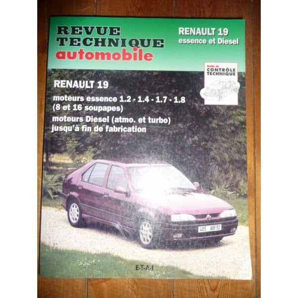 R19 Revue Technique Renault
