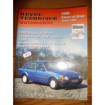 Escort Orion Revue Technique Ford
