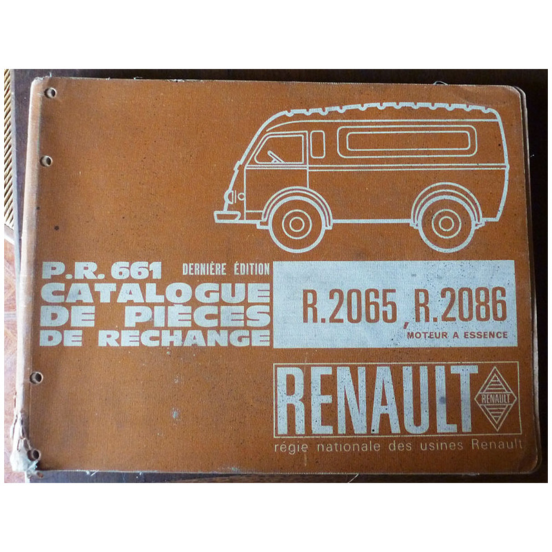Estafette R2065-R2086 - Catalogue Pieces RENAULT