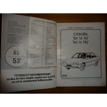 BX 16 Revue Technique Citroen