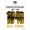 1340cc  87-90 - Catalogue pièces détachées USB HARLEY-DAVIDSON  Anglais