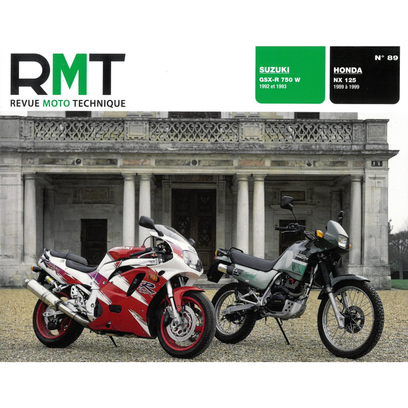NX125 GSXR750 Revue Technique moto Honda Suzuki