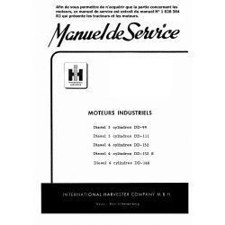 International Harvester - Moteurs Diesel  DD99 - DD111 - DD132 - DD132S - DD148  Manuel sur clé USB