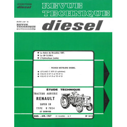 S5D R7054 R7154  Revue Technique Agricole Renault