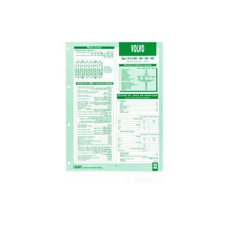 D9A 260-300-340-380 fiche technique Volvo