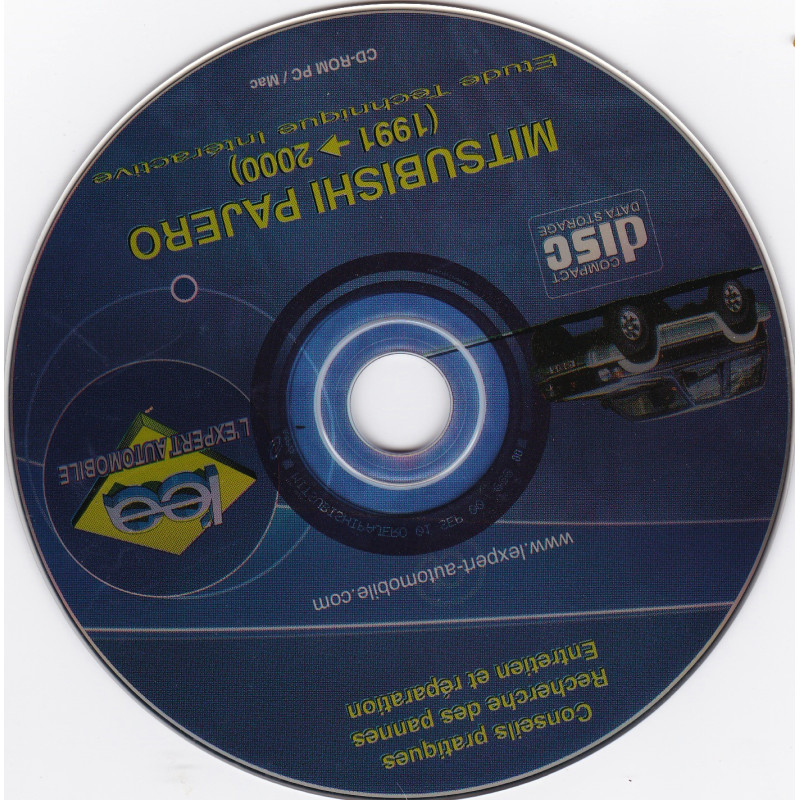 PAJERO 91-00  - Manuel CD-ROM MITSUBISHI