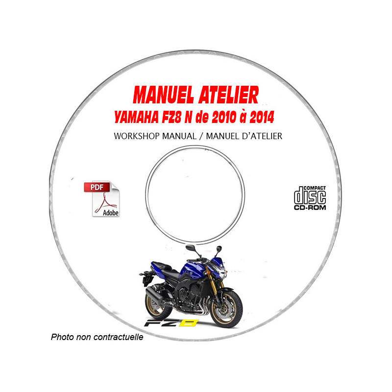 FJR 1300 16-20  - Manuel Atelier CDROM YAMAHA