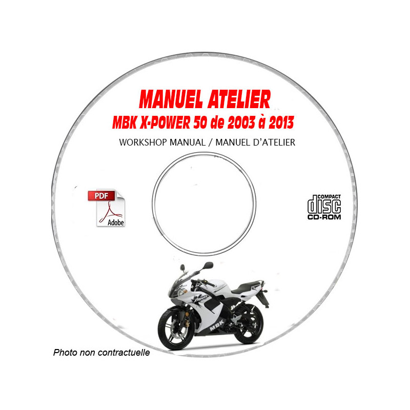 X-POWER 50 03-13 -  Manuel Atelier CDROM MBK