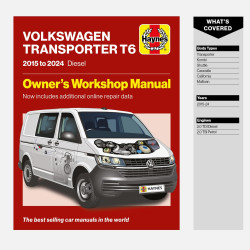 copy of T5 Transporter 03-14 Revue technique Haynes VW VOLKSWAGEN Anglais