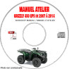 GRIZZLY 450 EPS 07-14 - Manuel Atelier CDROM YAMAHA Anglais