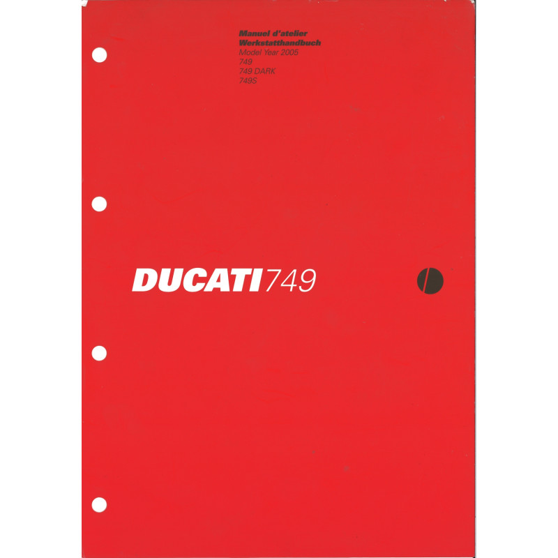 749-749S + Dark 2005 - Manuel Reparation Ducati FR