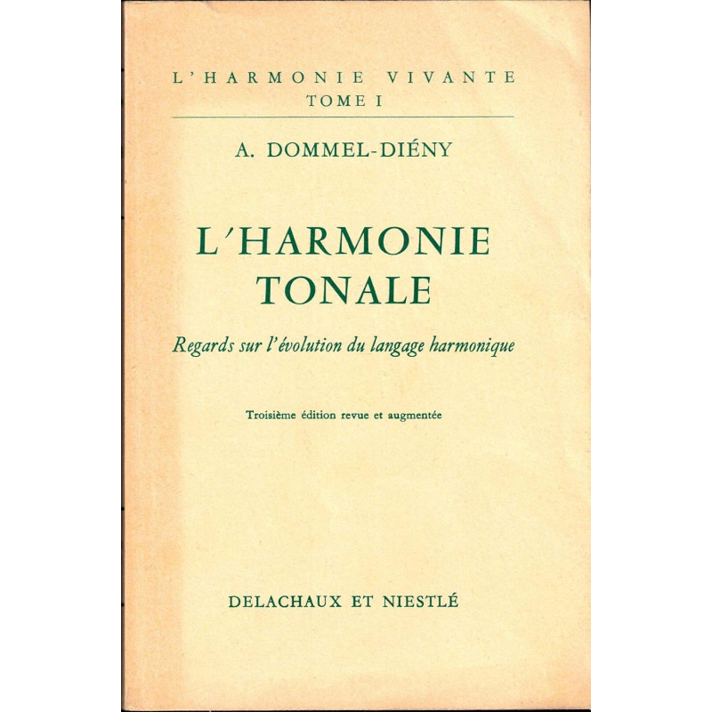 L'harmonie tonale - Livre