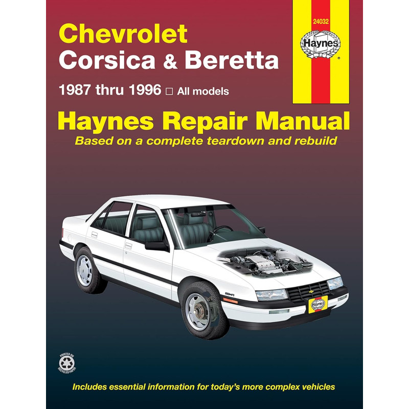 Corsica - Beretta 87-96 Revue technique Haynes CHEVROLET Anglais