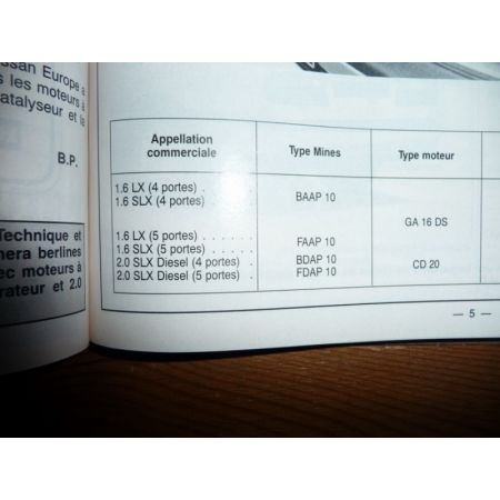 Primera Revue Technique Nissan