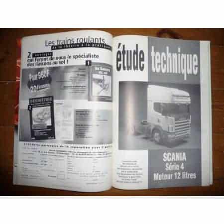 RTD0213D Revue technique Poids-Lourds SCANIA série 4 moteur 12 litres