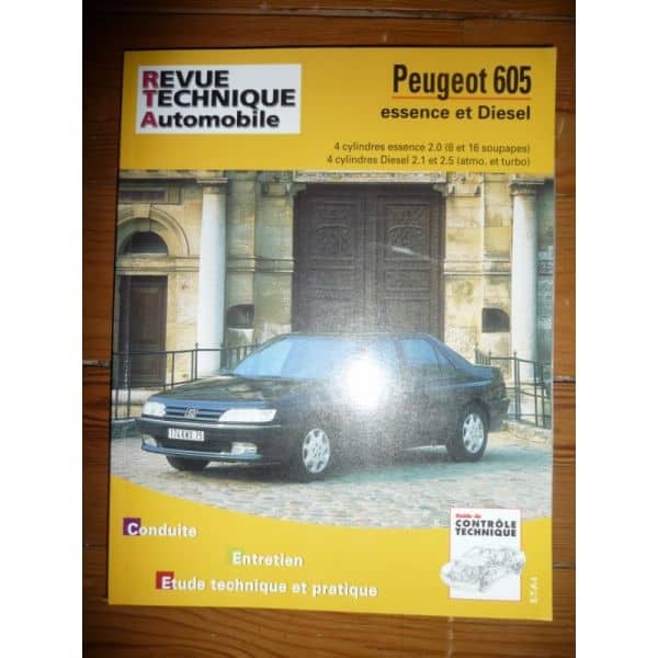 605 Revue Technique Peugeot