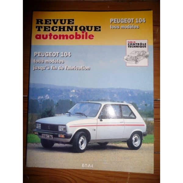 104 Revue Technique Peugeot