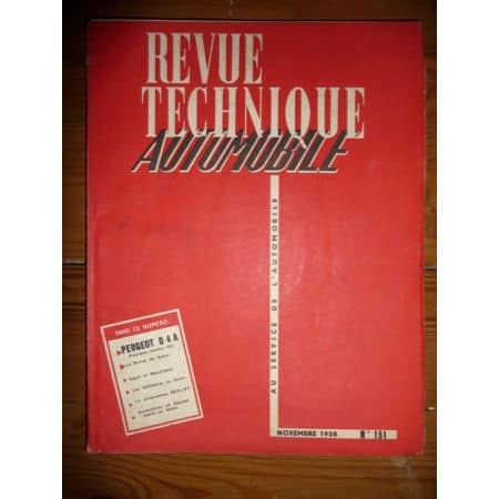 D4A Fourgon Revue Technique Peugeot