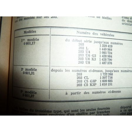 203 57-60 Revue Technique Peugeot