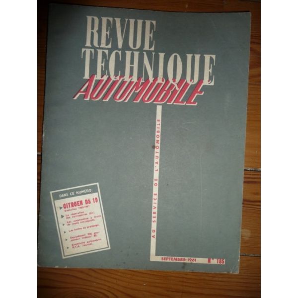 DS19 60/61 Revue Technique Citroen