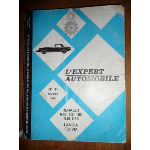 R16 Revue Technique Lancia Renault