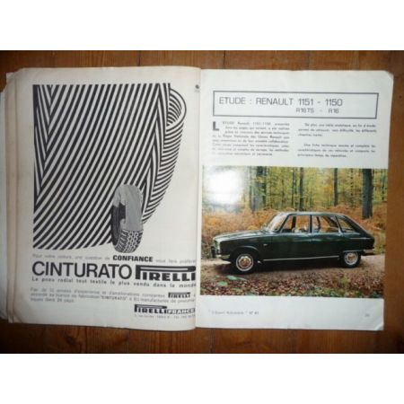 R16 Revue Technique Lancia Renault