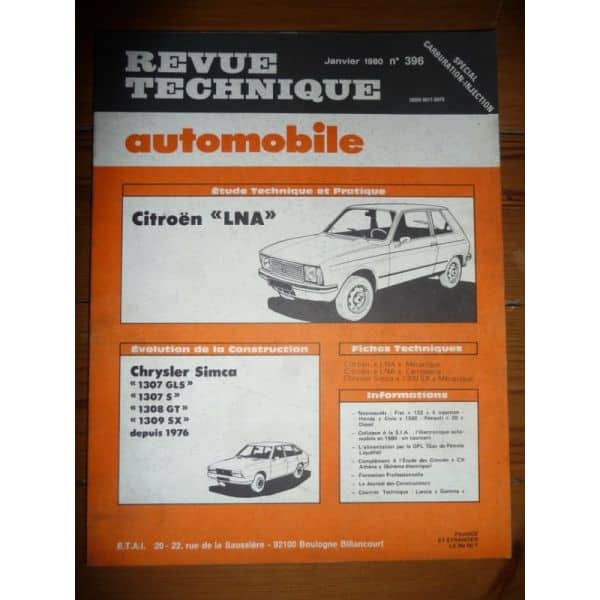 LNA Revue Technique Citroen