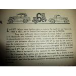 6CV Revue Technique Fiat Simca Talbot