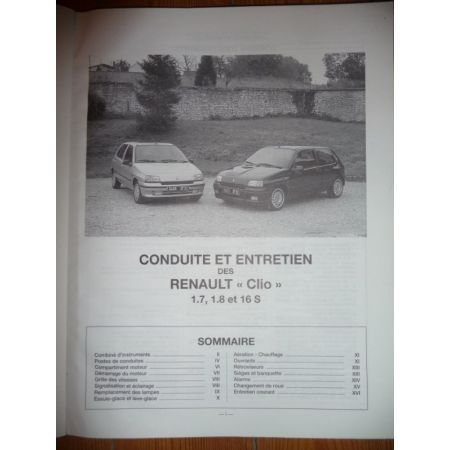 Clio Revue Technique Renault