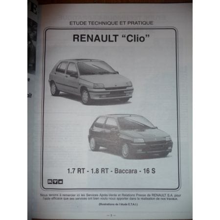 Clio Revue Technique Renault