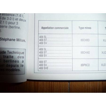 406 Die Revue Technique Peugeot