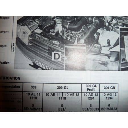 309 Ess Revue Technique Peugeot