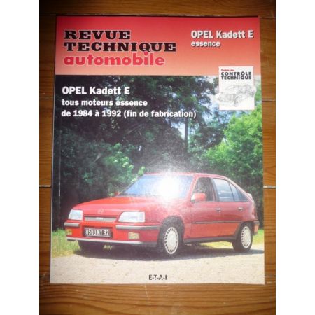 Kadett E 84-92 Revue Technique Opel