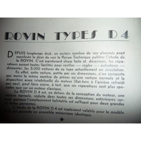 D4 Revue Technique Agricole Allis Chalmers Rovin