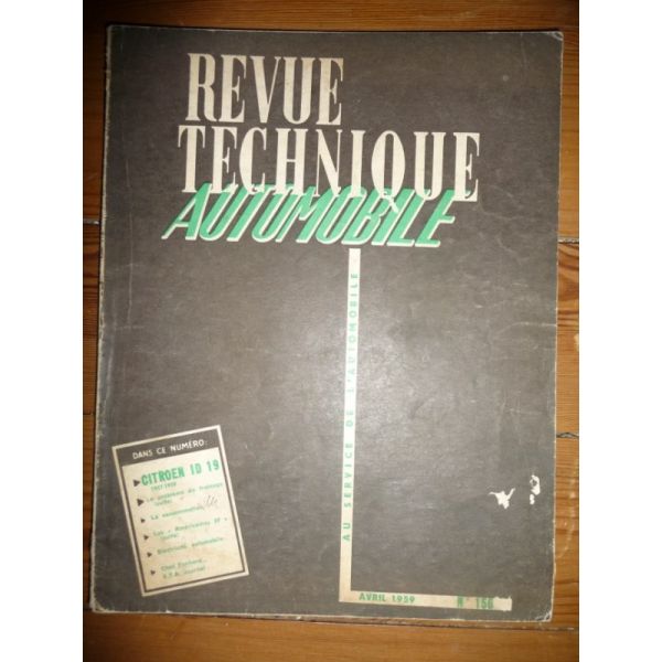 ID 19 57-59 Revue Technique Citroen