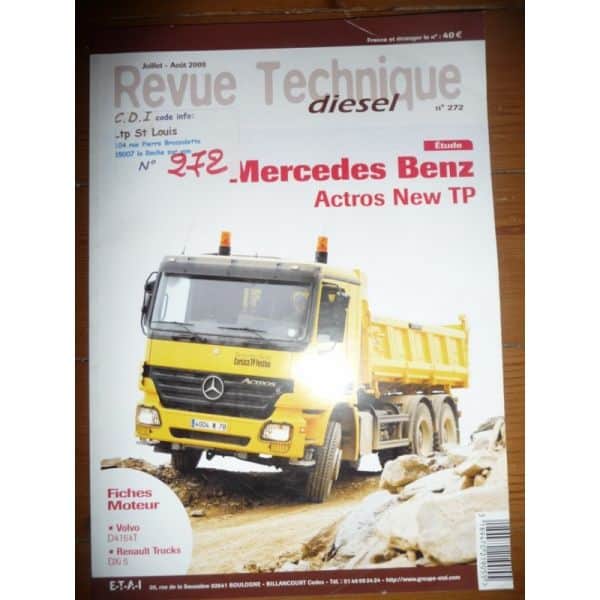Actros New TP Revue Technique PL Mercedes