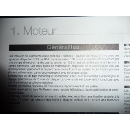 Transit Traction 2.0L Revue Technique Ford