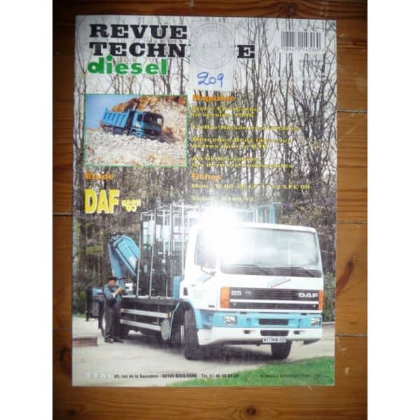 Série 65 Revue Technique PL Daf
