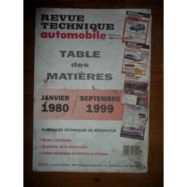 Table 64-90 Revue Technique