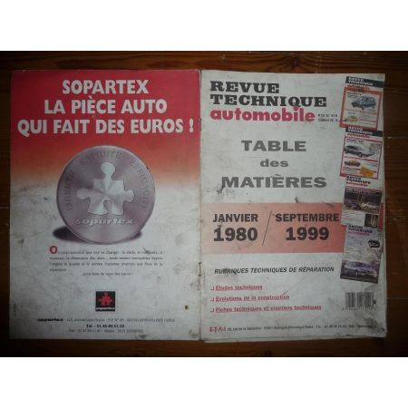 Table 64-90 Revue Technique