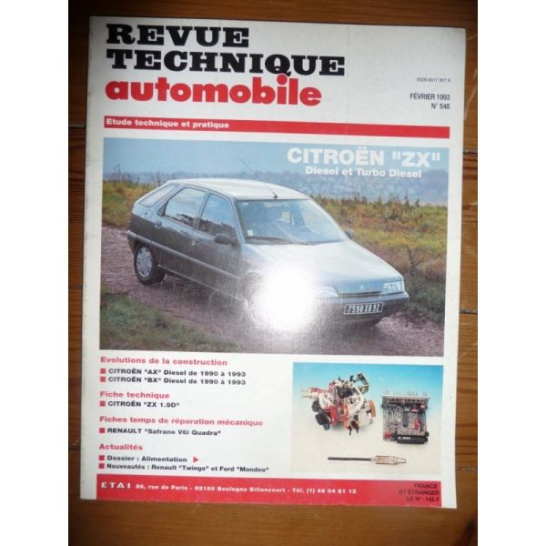 ZX Revue Technique Citroen